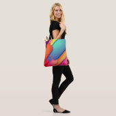 Moderne Kunstdesign-Falten der Farbe Tasche (Am Model)