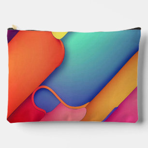 Moderne Kunstdesign-Falten der Farbe Zubehörtasche