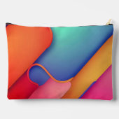 Moderne Kunstdesign-Falten der Farbe Zubehörtasche (Rückseite)