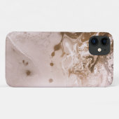 Moderne Kunstfilme Rosa Wirbel Case-Mate iPhone Hülle (Rückseite (Horizontal))