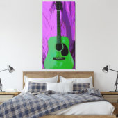 Moderne Kunstgitarre Leinwanddruck (Insitu (Schlafzimmer))