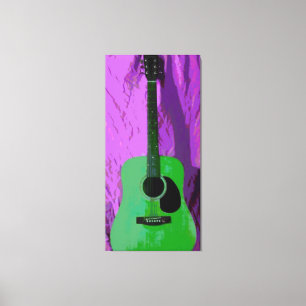 Moderne Kunstgitarre Leinwanddruck