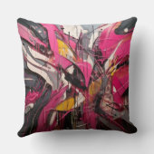 Moderne Kunstgrafik Kissen (Rückseite)