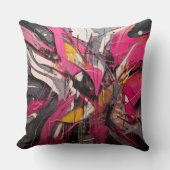 Moderne Kunstgrafik Kissen (Vorderseite)
