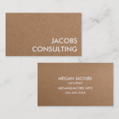 Moderne Kunsthandwerkskunst Visitenkarte (Vorne/Hinten)