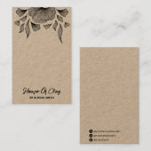 Moderne Kunstkrafträder für Verpackungskarten Visitenkarte (Vorne/Hinten)