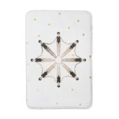 Moderne künstlerisch synchronisierte Schwimmer Gol Badematte (Vorderseite Vertikal)