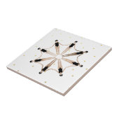 Moderne künstlerisch synchronisierte Schwimmer Gol Fliese (Seite)