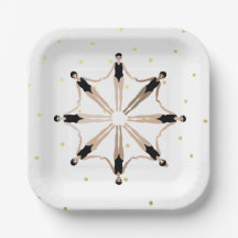 Moderne künstlerisch synchronisierte Schwimmer Gol