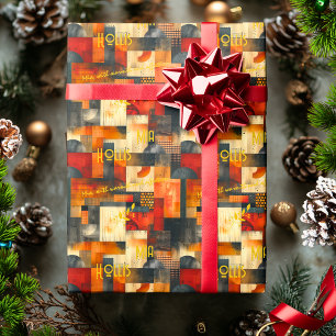 Moderne Künstlerische Abstrakte Geschenkverpackung Geschenkpapier