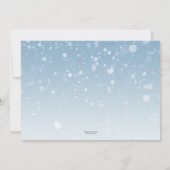 Moderne künstlerische Erwachsenenbildung Winter Ge Einladung (Rückseite)