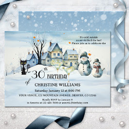 Moderne künstlerische Erwachsenenbildung Winter Ge Einladung