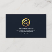 Moderne künstlerische Farben Leuchtmittel Elektris Visitenkarte (Rückseite)