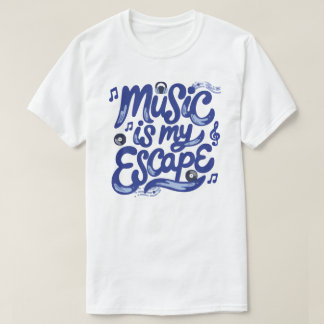 Moderne künstlerische Grafikdesign - Musik T-Shirt