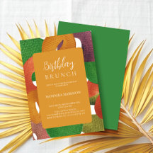 Moderne künstlerische Herbst farbenfrohe Muster Ge