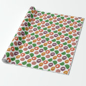Moderne künstlerische herbstliche Farbgebung Geschenkpapier (Ungerollt)
