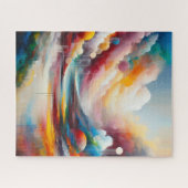 Moderne künstlerische Intelligenz - farbenfrohe La Puzzle (Horizontal)