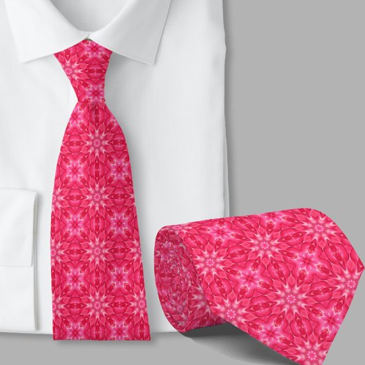 Moderne künstlerische rosa Muster Krawatte