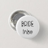 Moderne Künstlerische Schriftart Bride Stamm Typog Button (Vorne & Hinten)