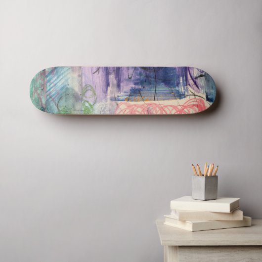 Moderne künstlerische Skateboard (Wandkunst (Horz))