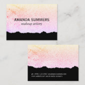 Moderne künstlerische Speckling Visitenkarte (Vorne/Hinten)