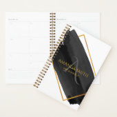 Moderne künstlerische Wasserfarbe und Gold Planer (Anzeige)