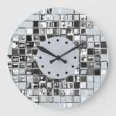 Moderne Kunstmauer Große Wanduhr (Vorderseite)