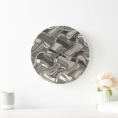 Moderne Kunstmauer Große Wanduhr (Zuhause)