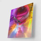 Moderne Kunstmauer Quadratische Wanduhr (Winkel)