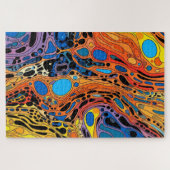 Moderne Kunstpuzzle Puzzle (Horizontal)