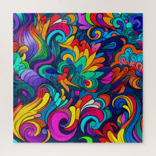 Moderne Kunstpuzzle Puzzle