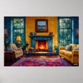 Moderne Kunstsammlung Fauvismus - Lebhafte Farben Poster (Vorne)