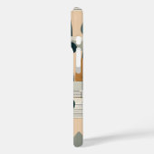 Moderne Kunstschätze in Erdtönen Case-Mate iPhone Hülle (Rückseite / Links)