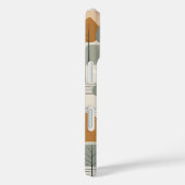 Moderne Kunstschätze in Erdtönen Case-Mate iPhone Hülle (Rückseite / Rechts)