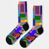 Moderne Kunstsocken Socken (Linkes Detail)