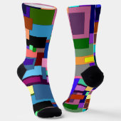 Moderne Kunstsocken Socken (Gewinkelt)