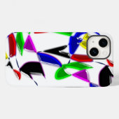 Moderne Kunsttextur Case-Mate iPhone Hülle (Rückseite (Horizontal))
