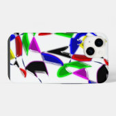 Moderne Kunsttextur iPhone Hülle (Rückseite (Horizontal))