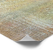 Moderne Kunstvolle Herbstliche Abstraktion Poster (Ecke)