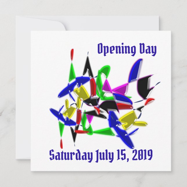 Moderne Kunstwerke , Farbexplosion (Vorderseite)