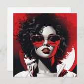 Moderne Kunstwerke: Stärkung der Rolle von Frauen  Mitteilungskarte (Vorne/Hinten)