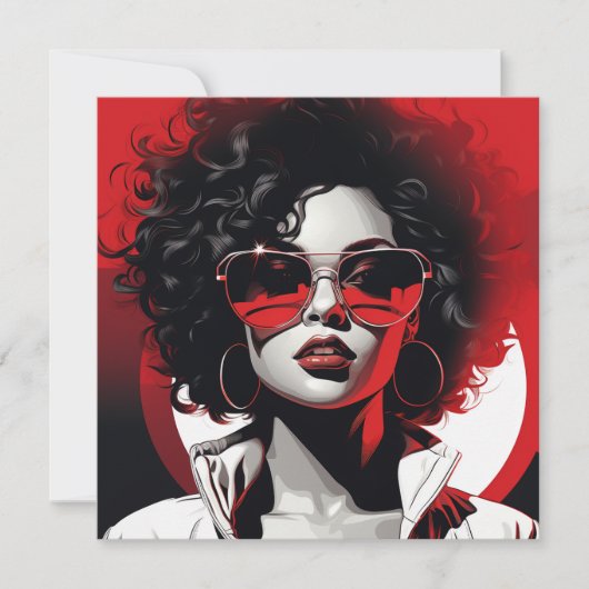 Moderne Kunstwerke: Stärkung der Rolle von Frauen Mitteilungskarte (Vorderseite)