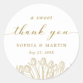 Moderne Kunstzeitschrift Runder Aufkleber (Vorderseite)