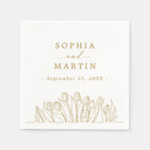 Moderne Kunstzeitschrift Serviette (Vorderseite)