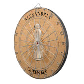 Moderne Kupfer-Metal-Bienenmünze Dartscheibe (Vorderseite rechts)