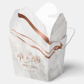 Moderne Kupfer- und Italienische Marmorhochzeit In Geschenkschachtel (Geöffnet)