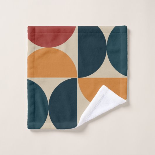 Moderne Kupferglüherei aus dem Mittelalter Badhandtuch Set (Waschlappen)