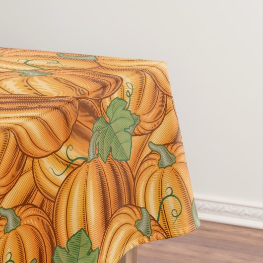 Moderne Kürbispflanzung Tischdecke (Beispiel)