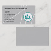 Moderne Kurierdienste Visitenkarte (Vorne/Hinten)