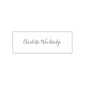 Moderne kursive Schriftunterschrift elegant Permastempel (Design)